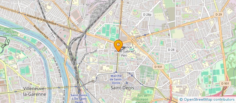 localisation de l'entreprise ASSOCIATION KODJOLE à SAINT-DENIS