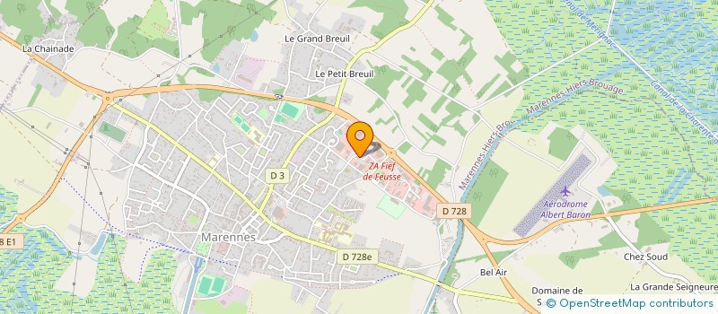 localisation de l'entreprise ASSOCIATION KOKOMO  MARENNES-HIERS-BROUAGE