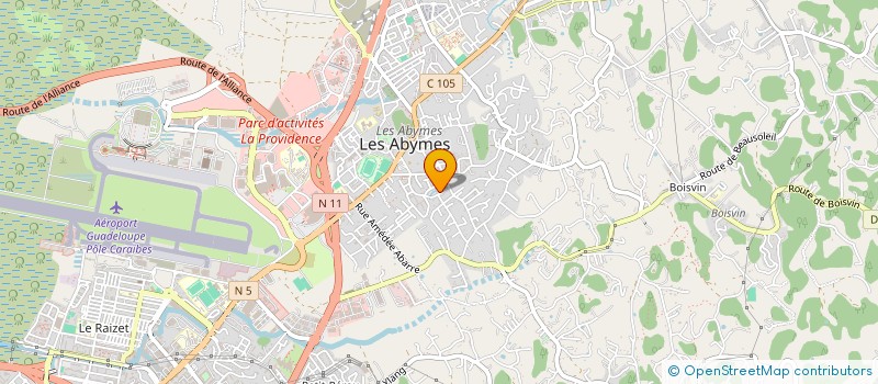localisation de l'entreprise ASSOCIATION KOMITE NWEL NERE à LES ABYMES