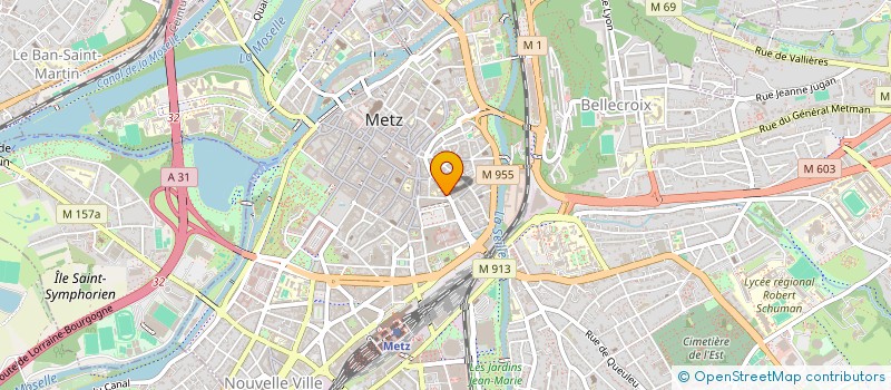 localisation de l'entreprise ASSOCIATION KOMUNIKADO  METZ