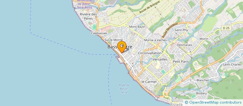 localisation de l'entreprise ASSOCIATION KONEKSYON LIVE à BASSE-TERRE