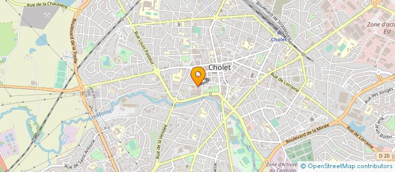 localisation de l'entreprise ASSOCIATION KORISHKI à CHOLET