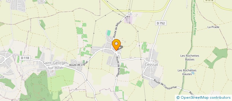 localisation de l'entreprise ASSOCIATION KORRIGAN  SAINT-GEORGES-SUR-ALLIER