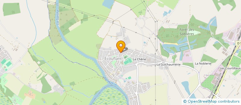 localisation de l'entreprise ASSOCIATION KORUS  ECOUFLANT