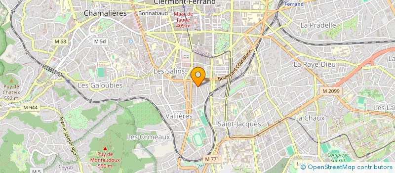 localisation de l'entreprise ASSOCIATION KORYFEE DANSES  CLERMONT-FERRAND