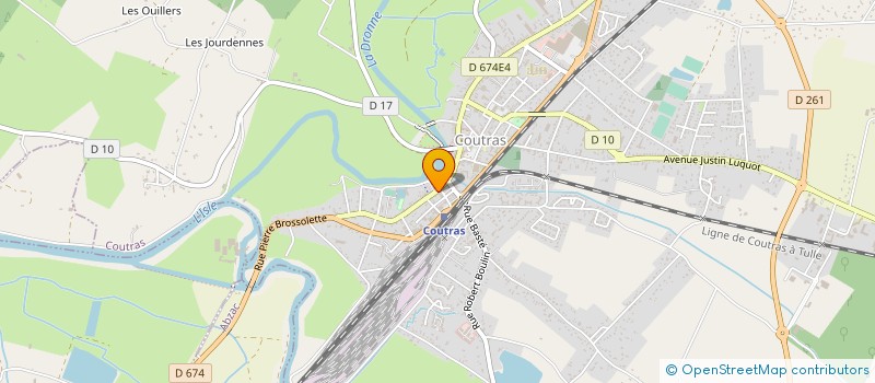 localisation de l'entreprise ASSOCIATION KOUBAN  COUTRAS