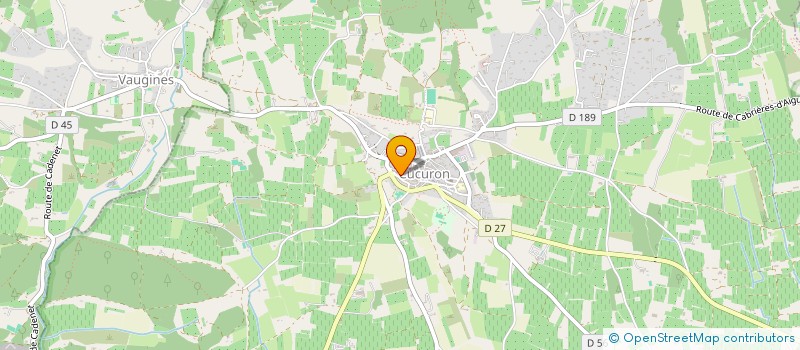 localisation de l'entreprise ASSOCIATION KRAV COMBAT 84  CUCURON