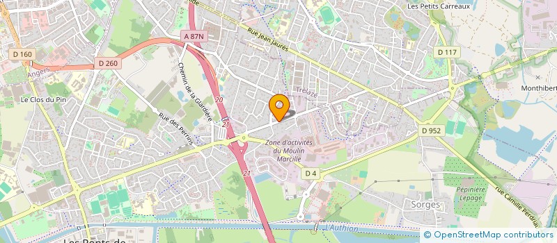 localisation de l'entreprise ASSOCIATION KRAV MAGA TRAVELING  LES PONTS-DE-CE