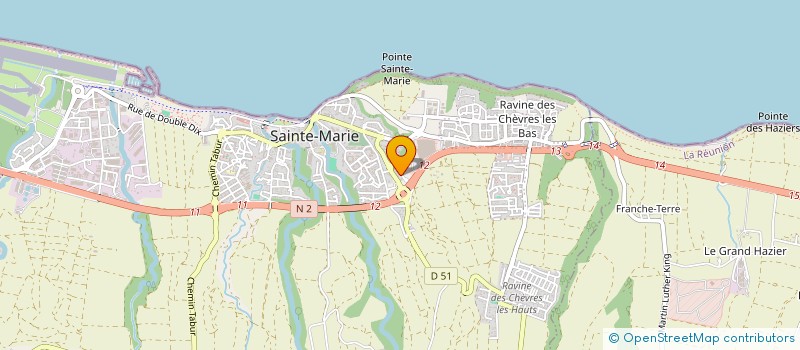 localisation de l'entreprise ASSOCIATION KREASON  SAINTE-MARIE