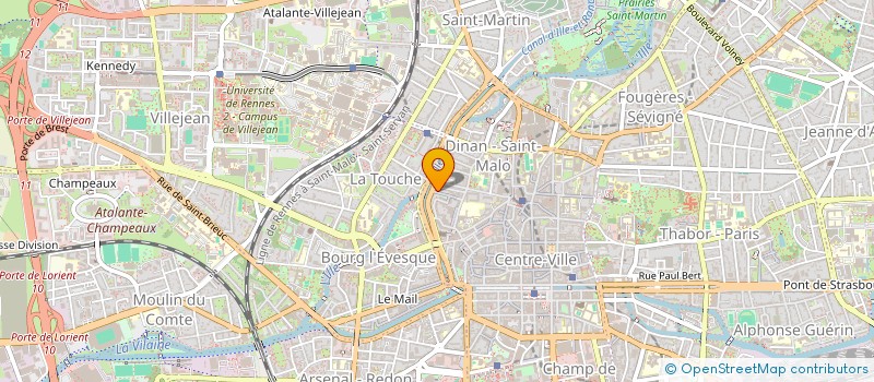 localisation de l'entreprise ASSOCIATION KREATURE  RENNES