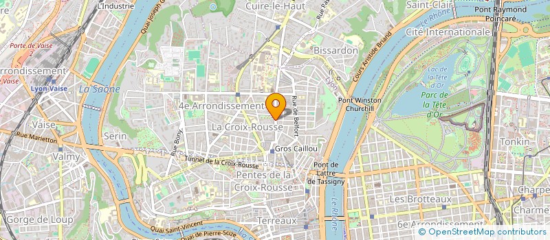 localisation de l'entreprise ASSOCIATION KRISP à LYON