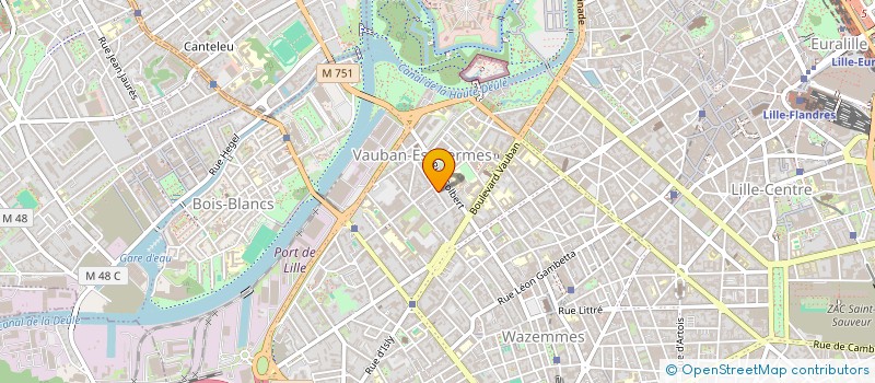 localisation de l'entreprise ASSOCIATION KTO ETUDIANTE DE L'AMBIANCE à LILLE