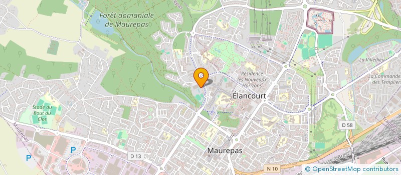 localisation de l'entreprise ASSOCIATION KUDETA  MAUREPAS