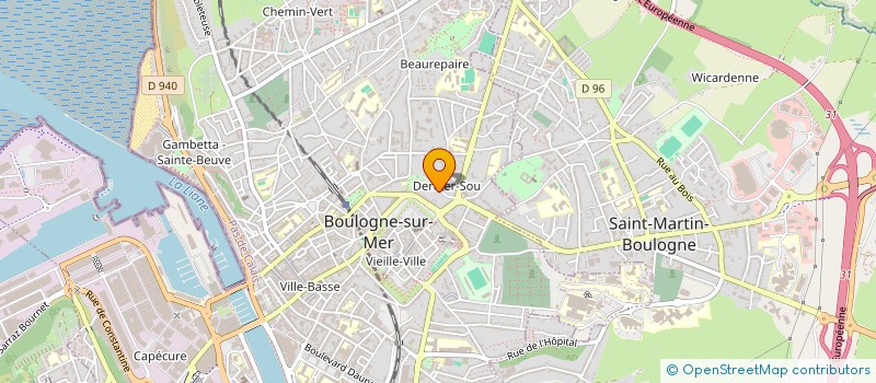 localisation de l'entreprise ASSOCIATION KURMA à BOULOGNE-SUR-MER
