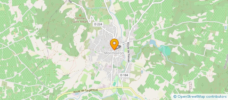 localisation de l'entreprise ASSOCIATION KWA  MORMOIRON