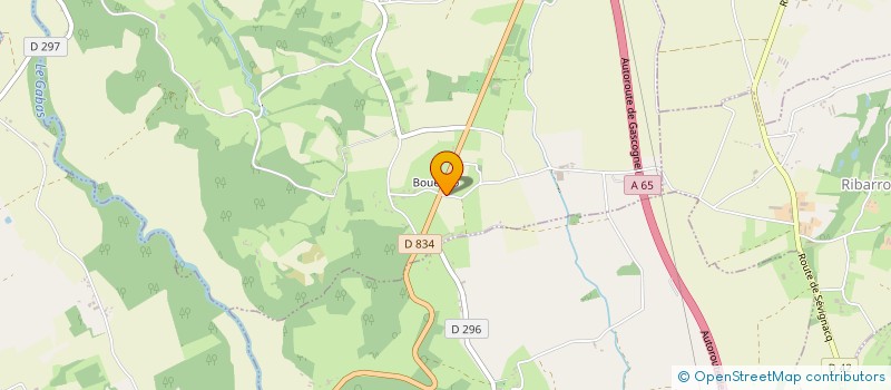 localisation de l'entreprise ASSOCIATION KWABAO  BOUEILH-BOUEILHO-LASQUE