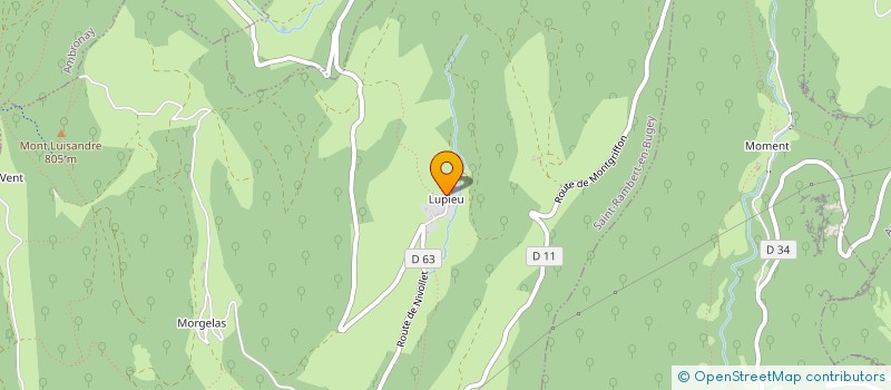 localisation de l'entreprise ASSOCIATION L'ABBAYE  SAINT-RAMBERT-EN-BUGEY