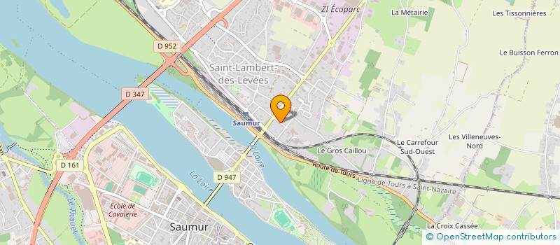 localisation de l'entreprise ASSOCIATION L'ABEILLE SAUMUROISE  SAUMUR