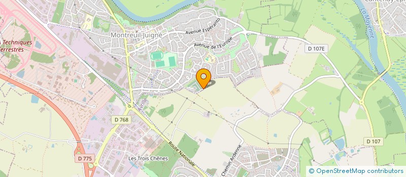 localisation de l'entreprise ASSOCIATION L'ABRI à MONTREUIL-JUIGNE
