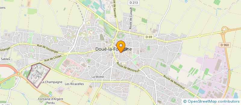 localisation de l'entreprise ASSOCIATION L'ACCUEIL à DOUE-EN-ANJOU