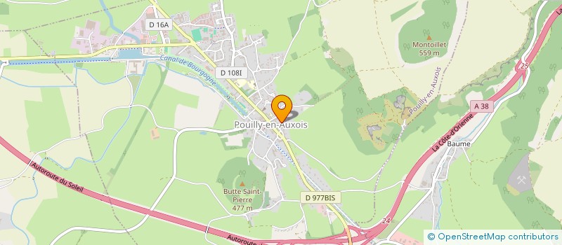localisation de l'entreprise ASSOCIATION L'AGORA à POUILLY-EN-AUXOIS