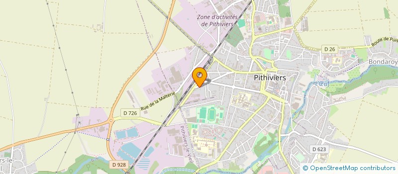 localisation de l'entreprise ASSOCIATION L'AGORA à PITHIVIERS