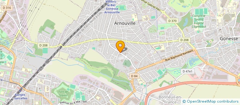 localisation de l'entreprise ASSOCIATION L'AIDE AUX FOYERS à ARNOUVILLE