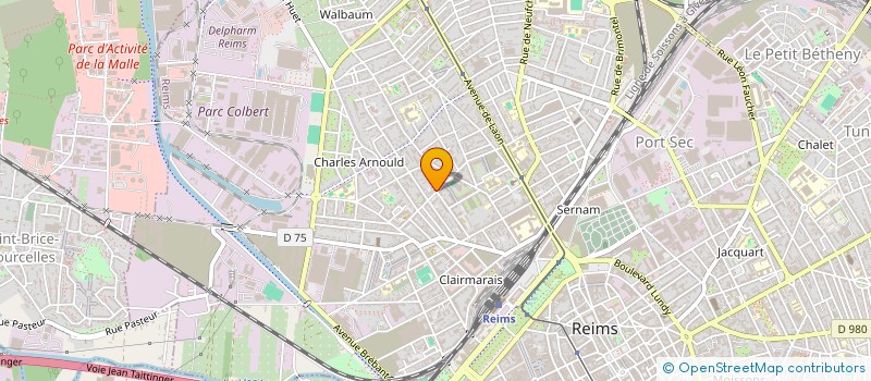 localisation de l'entreprise ASSOCIATION L ALVERNE  REIMS