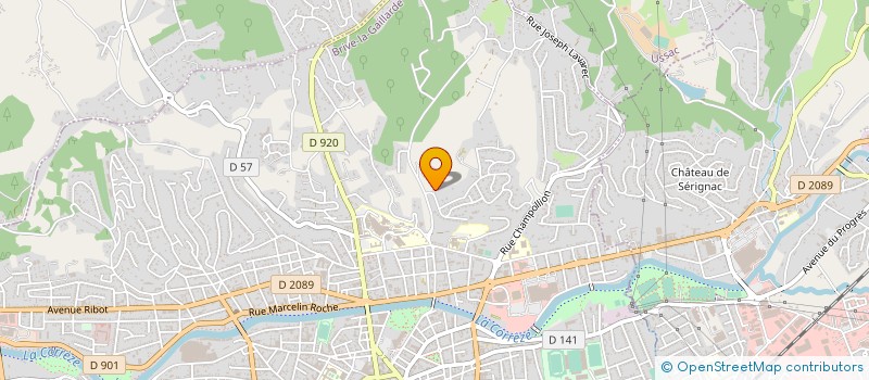 localisation de l'entreprise ASSOCIATION L'AMITIE  BRIVE-LA-GAILLARDE