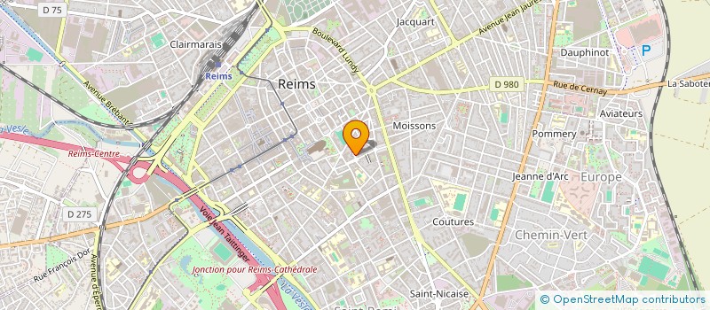 localisation de l'entreprise ASSOCIATION L AMITIE  REIMS