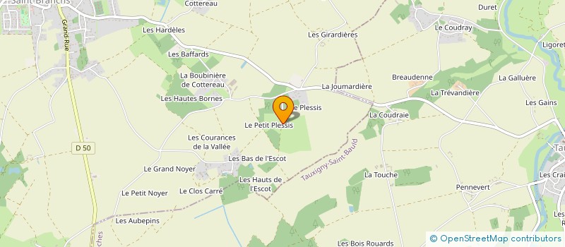 localisation de l'entreprise ASSOCIATION L'ANE SUR LA BRANCHE  SAINT-BRANCHS