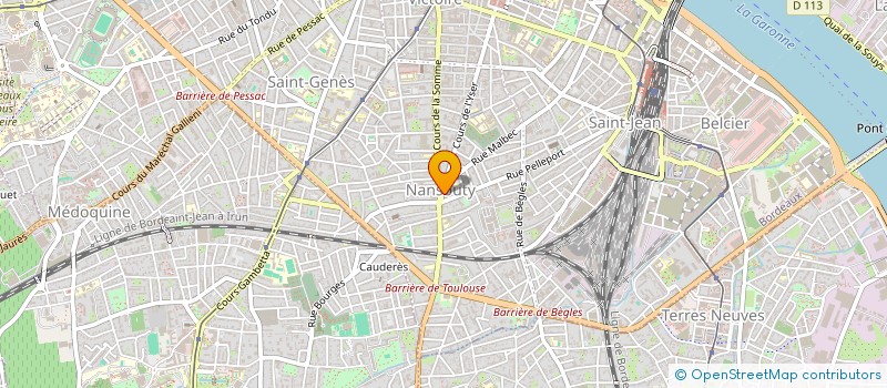 localisation de l'entreprise ASSOCIATION L ARBRE A SOUHAITS  BORDEAUX