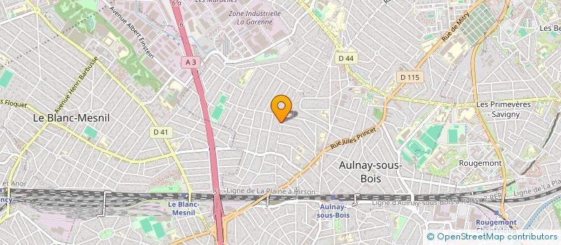 localisation de l'entreprise ASSOCIATION L'ARBRE VERT II à AULNAY-SOUS-BOIS