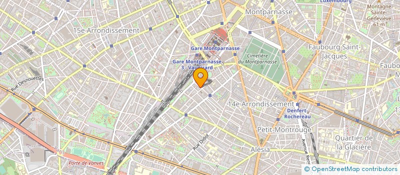 localisation de l'entreprise ASSOCIATION L ARC EN CIEL à PARIS