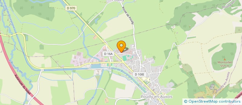 localisation de l'entreprise ASSOCIATION L ARC EN CIEL POLLIEN  POUILLY-EN-AUXOIS