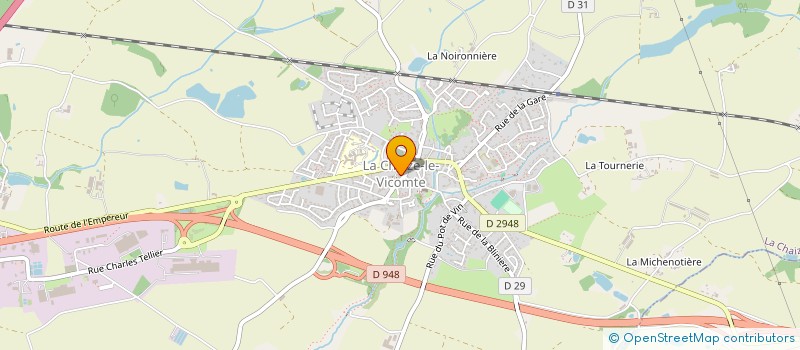 localisation de l'entreprise ASSOCIATION L ARC EN CIEL VICOMTAIS à LA CHAIZE-LE-VICOMTE