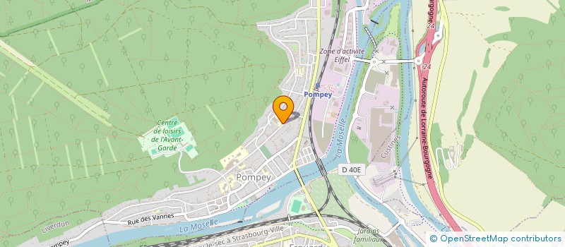 localisation de l'entreprise ASSOCIATION L'ARCHE DE TONTON NOEL  POMPEY