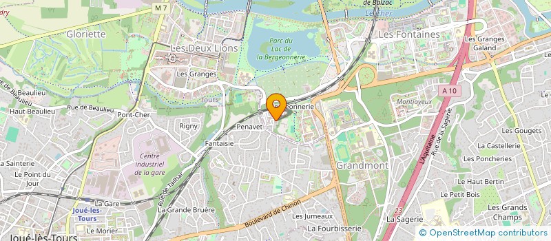 localisation de l'entreprise ASSOCIATION L ARDENTE à TOURS