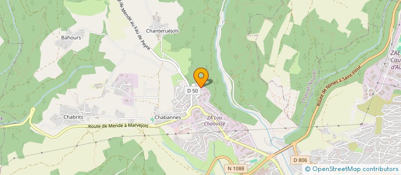 localisation de l'entreprise ASSOCIATION L ARECUP  MENDE