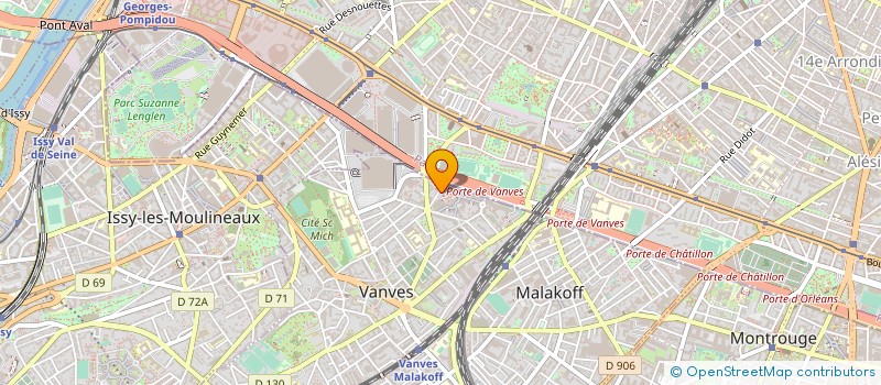 localisation de l'entreprise ASSOCIATION L'ARROSE DU MATIN à VANVES