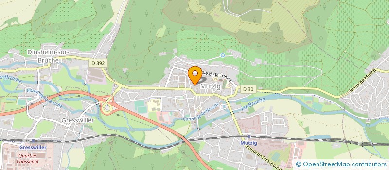 localisation de l'entreprise ASSOCIATION L ART CHANGE à DINSHEIM-SUR-BRUCHE