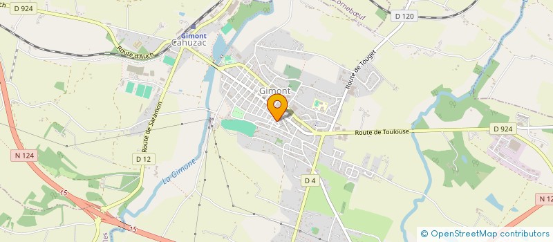 localisation de l'entreprise ASSOCIATION L ART DU SPECTACLE VIVANT  GIMONT