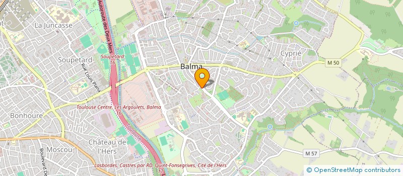 localisation de l'entreprise ASSOCIATION L'ART EN MOUVEMENT à BALMA