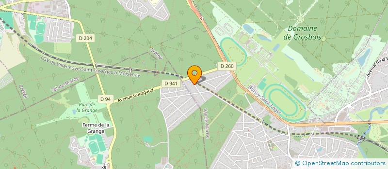 localisation de l'entreprise ASSOCIATION L'ARTISTE  VILLECRESNES