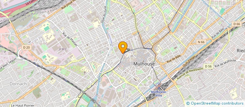 localisation de l'entreprise ASSOCIATION L'ASSO 6  MULHOUSE