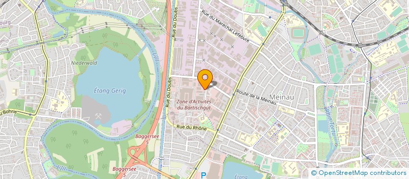 localisation de l'entreprise ASSOCIATION L'ATELIER à STRASBOURG