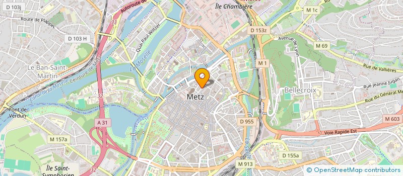 localisation de l'entreprise ASSOCIATION L ATELIER  METZ