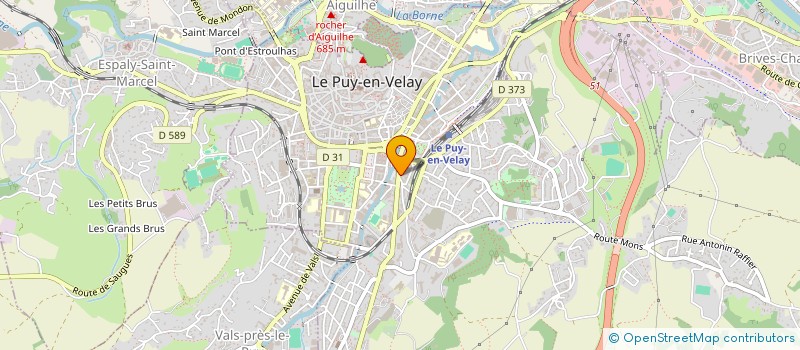 localisation de l'entreprise ASSOCIATION L ATELIER C  LE PUY-EN-VELAY
