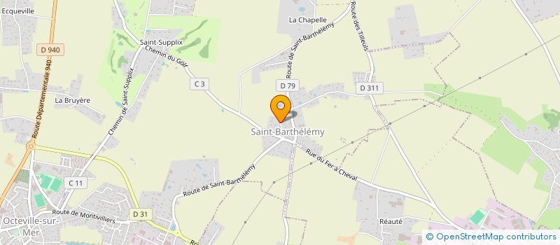 localisation de l'entreprise ASSOCIATION L ATELIER DE LA COUPE  OCTEVILLE-SUR-MER