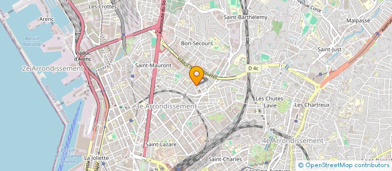 localisation de l'entreprise ASSOCIATION L'ATELIER DES MERVEILLES à MARSEILLE
